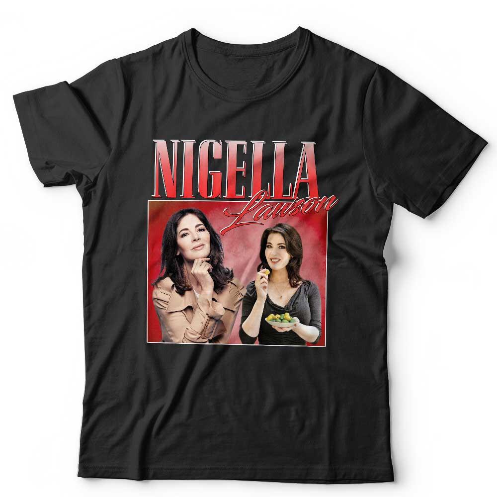 

Nigella Lawson Tshirt Appreciation Unisex Throwback Homage Funny Cook Stag Hen M