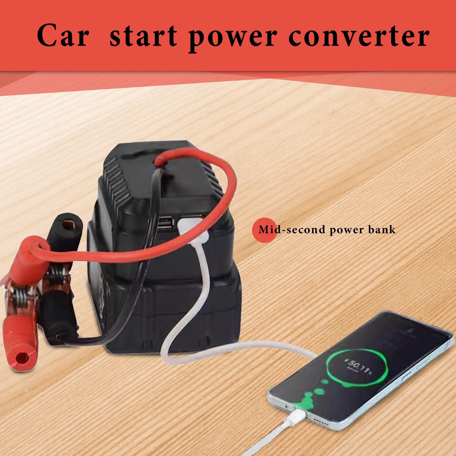 

Портативный автомобильный пуско-зарядное устройство 2 USB Power Bank Быстрая зарядка Автомобильный бустер Литиевая батарея Пусковая коробка Конвертер Зарядное устройство China Mainland