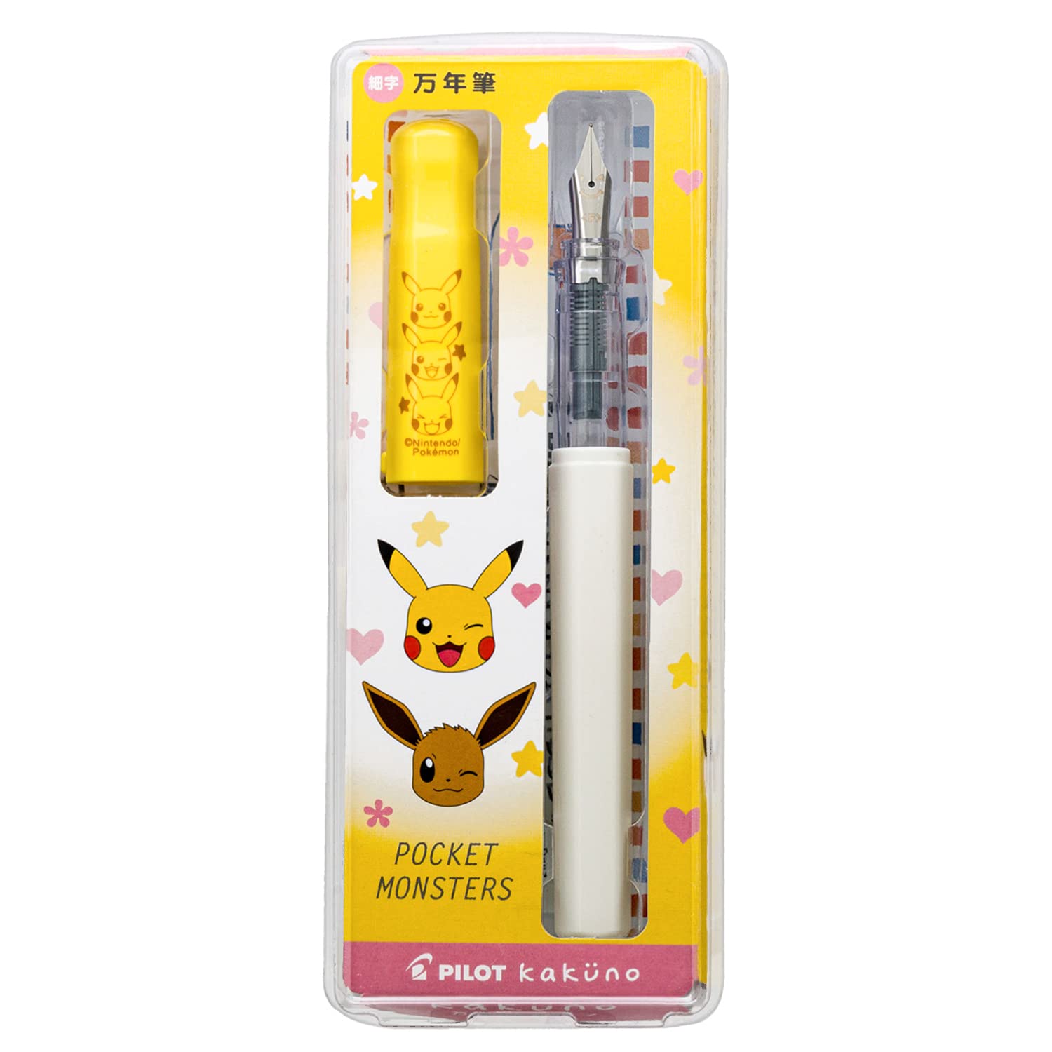 

Showa Note Kakuno Fountain A 428729001 Pen, Pokémon Pattern,