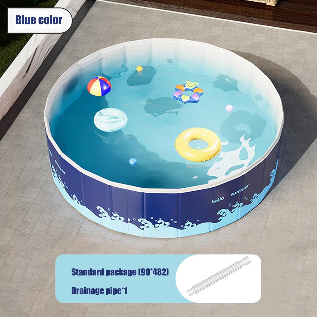 portable Pool For Kids Baby Swimming Pool Large Capacity Foldable Playhouse Toys Swimming Activities For Backyard Patio Pond