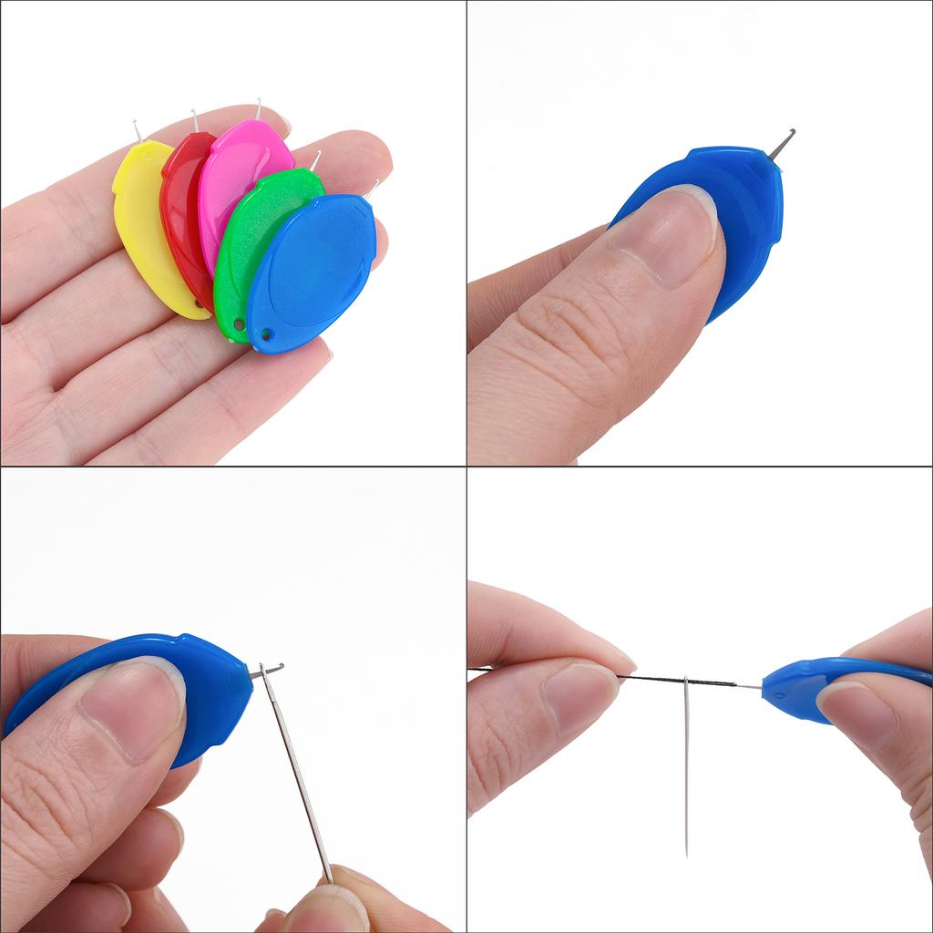10Pcs/lot Easy Automatic Needle Threader Elderly Guide Needlework Accessory DIY Home Hand Machine Sewing Tools
