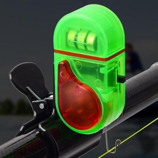 4 stk Fiske Stang Bitt Alarm Vanntett LED Varsel med Høy Summer Clip-On Elektronisk Nattfiske Sensor for Alle Stenger
