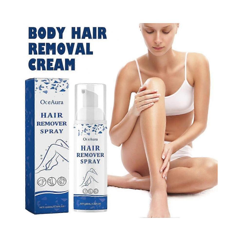 OceAura Mousse Hair Removal Spray Painless Bubble Depilatory Foam Mousse