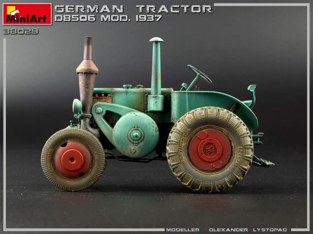 Miniart German Tractor D8506 1937 Plastic Model MA38029 1/35