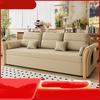 Shengbei Nordic Style Solid Wood Folding Sofa Bed with Storage