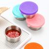 1 sada 40ml šálku na omáčky se silikonovým víčkem Dobré utěsnění Netěsnost Venkovní piknik Přenosná nádoba na salát Denní použití