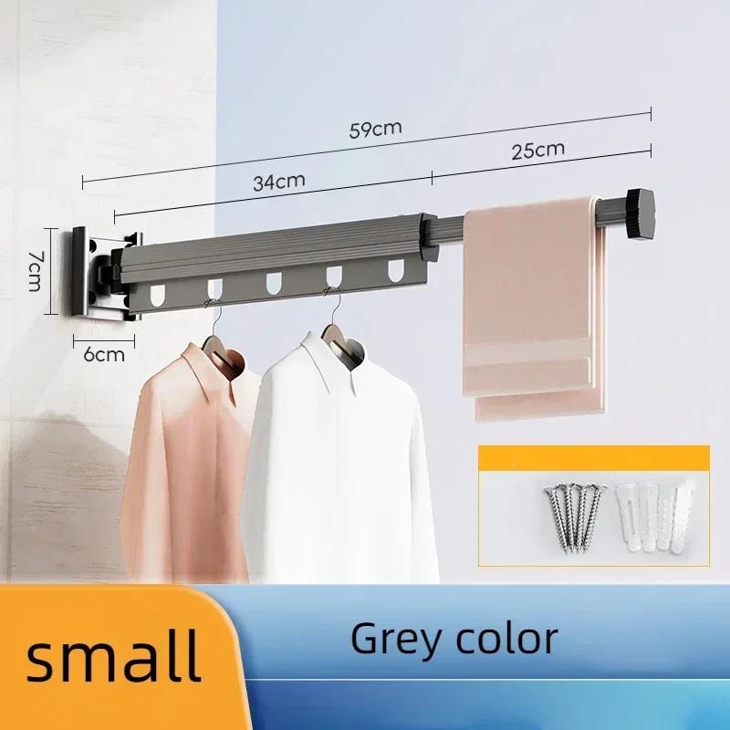 Retractable Clothes Drying Rack,Space-Saver,Collapsible Drying Racks for Laundry Room,Wall Mounted Clothes Hanger Rack