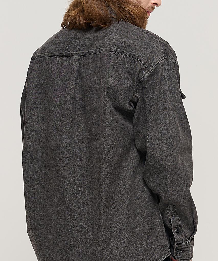 CARGOBROS Pocket Over Denim Shirt (Black)