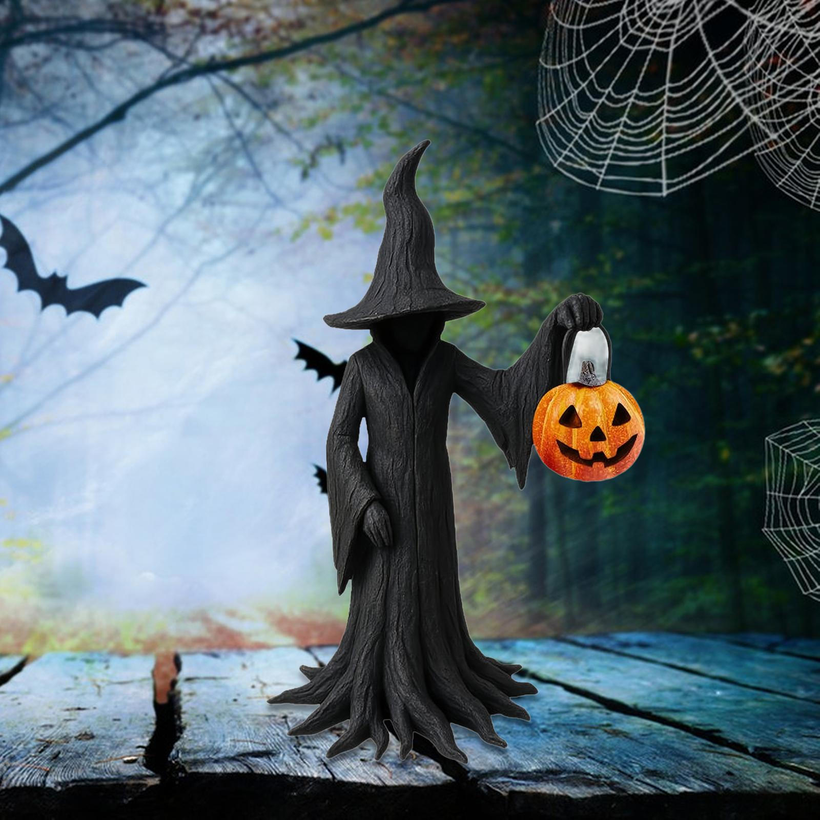 

Halloween Witch Statue Craft Decor for Courtyard Backyard Tabletop