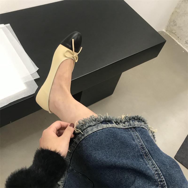 Spring Butterfly-knot Women Loafer Elegant Mix Colors Slip On Shoes Laides Comfort Soft Sole Ballet Flats Single Shoes