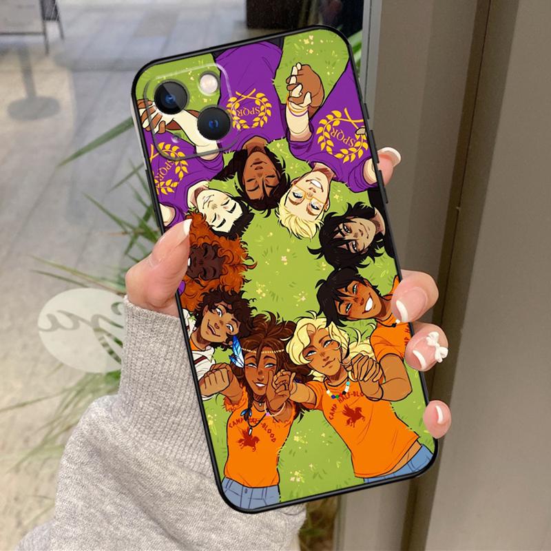P-Percy Jackson Cartoon Case For iPhone 17 Pro Max 15 14 13 12 11 16 Pro Max Plus 12 13 Mini 16e 17 Air Back Cover
