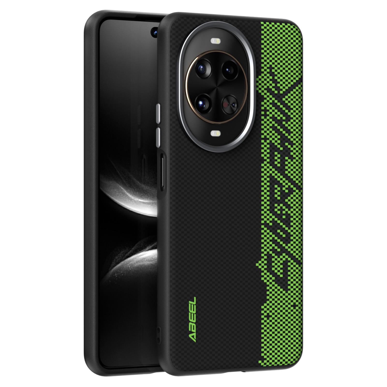 

ABEEL For Huawei nova 14 Pro 5G Case Compatible with MagSafe Printed PC TPU Aluminum Alloy Leather Phone Cover Outstanding No. 3