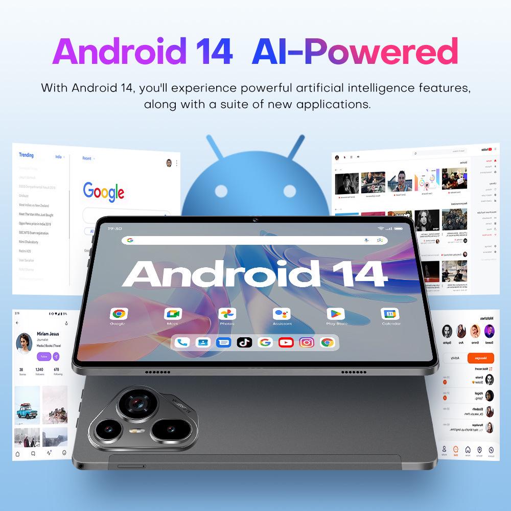 Pad 7 Ultra 10.1-inch Tablet PC with Call Support, Dual SIM, Dual Standby, 16GB+1TB Available