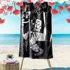 Tom Kaulitz Print Strandtuch, Großes Weiches Schnelltrocknendes Handtuch für Strand Camping Schwimmen