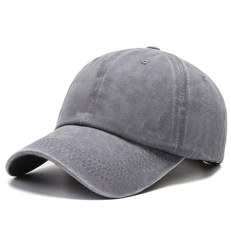 New Retro Washed Baseball Cap: Unisex, Face-Slimming, Versatile, Casual, Sun Protection, Autumn Hat