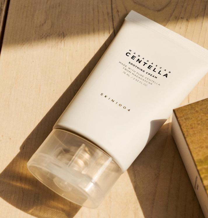 SKIN1004 Madagascar Centella Soothing Cream 75ml – 100% Authentic Korean Moisturizer from Official Website