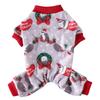 Dog Coat Christmas Theme Pullover for Cold Weather Four-Legged Apparel