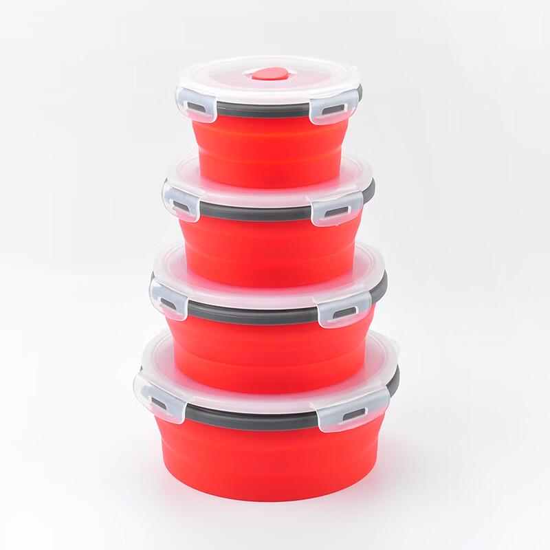 Portable Foldable Silicone Food Container Set