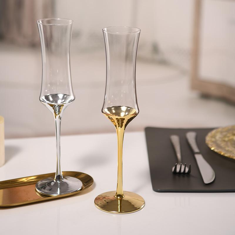 champagne glass red wine pair goblet wedding gift shot glasses set copas de cristal de colores cocktail glass