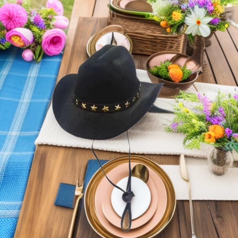 

Питомец Котёнок и Собака Ковбойская Шляпа - Западный Стиль Вечеринка по случаю Дня Рождения и Фестиваль Мини-шляпа S 13x10x5cm - Small