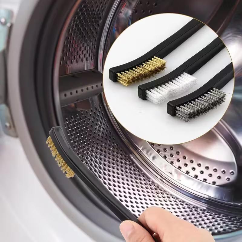 Multi-function Car Detailing Cleaning Tool Accessories Wire Brushes and 4 Nylon Picks Pick and Brush Set 3 Double-headed Brushes