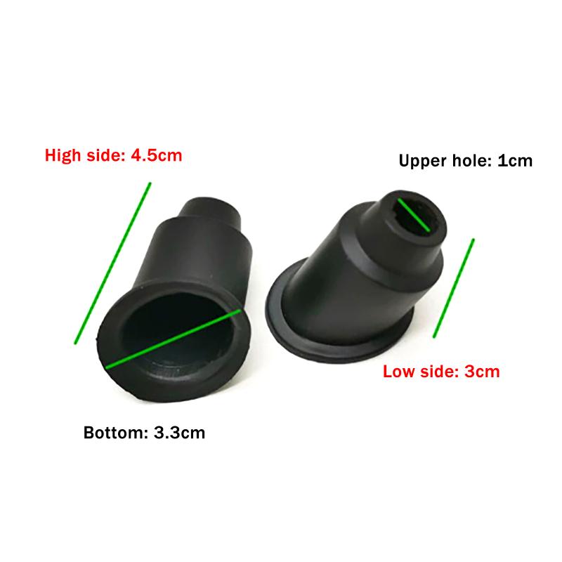 2PCS Motorcycle Scooter Mirror Seal Dust Proof Sleeve For CG125 GN125 YBR125 YBR250 TTR225 GN250 125cc 150cc 250cc
