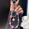 Compatible Apple Phone Case Lanyard Shell Pendant Phone Chain Crystal Handmade Beaded Chain Rope Phone Special Lanyard
