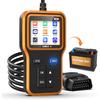 OBD2 Scanner With Upgrade Battery Tester - Diagnostic Tool For Cars That Check Engine Light & Emissions Readiness Read And Clears Vehicle Error Codes