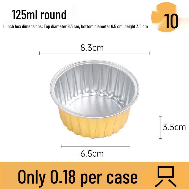 Disposable Aluminum Foil Round Bowl with Lid for Takeout and Hot Pot