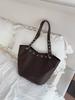 Large Capacity Punk Locomotive Style PU Leather Women's Shoulder Bag Fashi Rivets Ladies Handbag Versatile Female Tote Bag