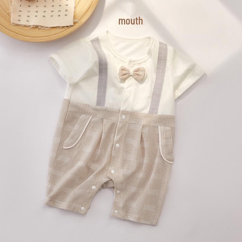 Newborn Summer Short Sleeve Romper Jumpsuit - Thin Style Baby Clothing