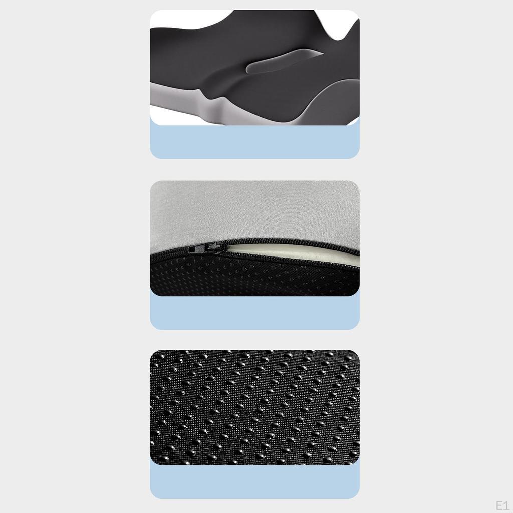 Memory Foam Seat Cushion Chair Pillow Ergonomic Sitting Pad for Car