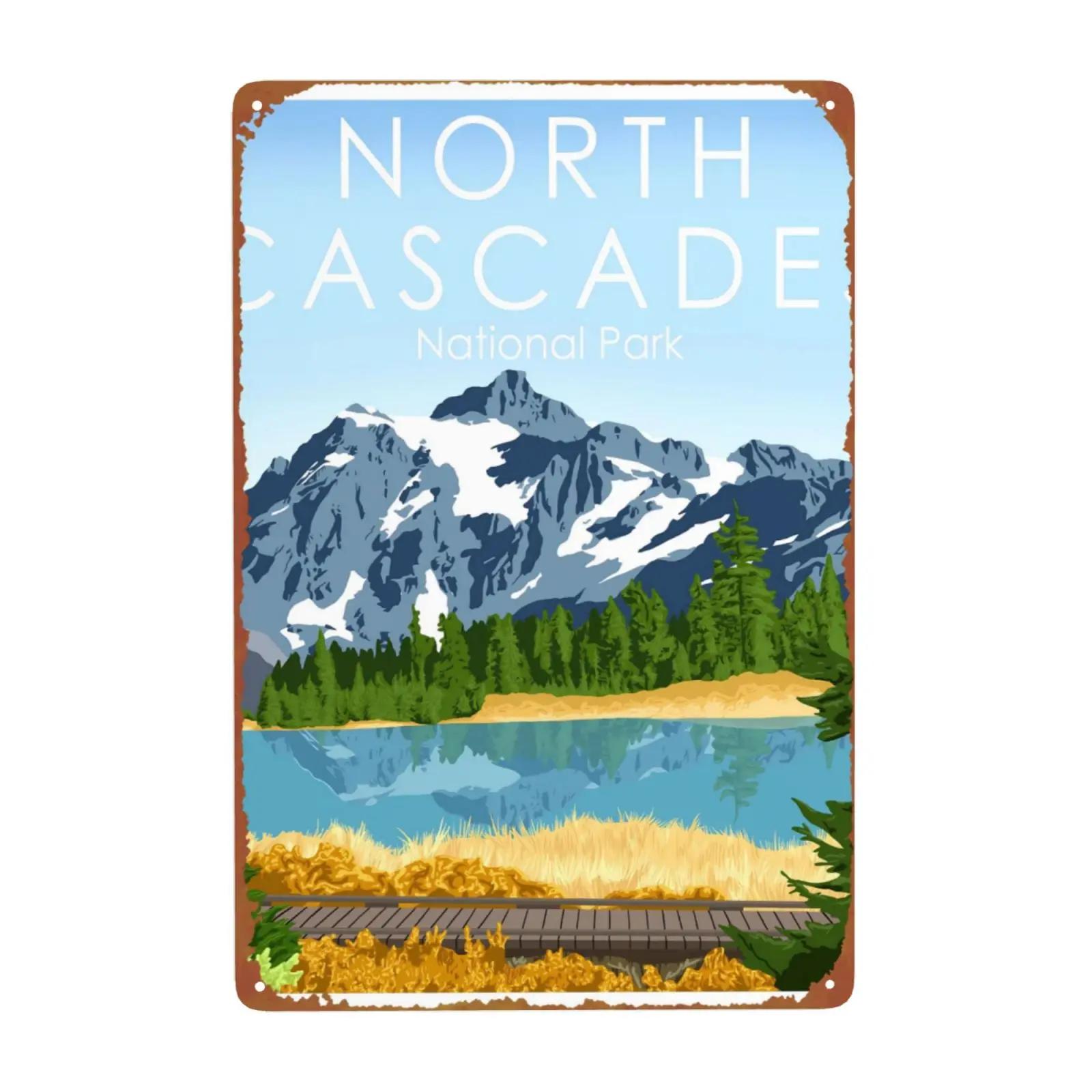 

1 шт. Металлическая табличка в стиле ретро «Гранд-национальный парк» для кухни, ресторана, фермы, ванной комнаты, люка, фермерского настенного декора, 8x12 дюймов 20x30cm