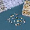 Gold/Sliver 120/270/315Pcs 2.8/4.8/6.3mm Spade Crimp Terminals Male Female Wire Connector Electrical Terminals Assorted Kit