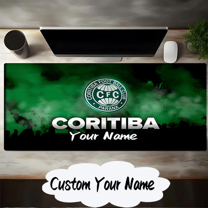 Custom Name Mouse pad Coritiba Football Club Return Mouse pad, Gaming Mouse Pad, keyboard pad, Desk Decor for computer notebook Fan Birthday Gift