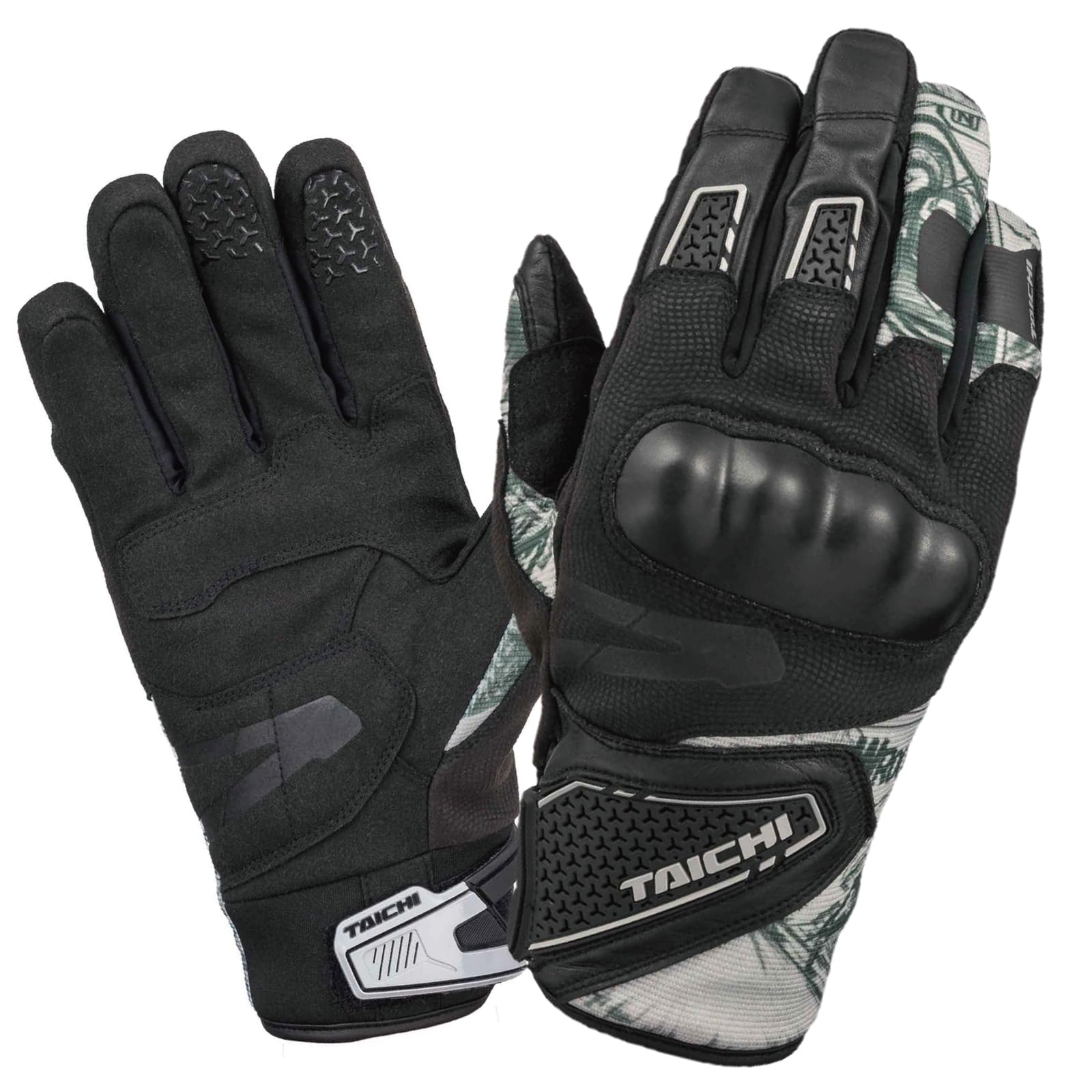 

RS Taichi Moto Urban Winter RST663 Comic Size for Autumn and Winter Motorcycle Cold and Touchscreen with Protector Gloves, Gray, M, Riding,