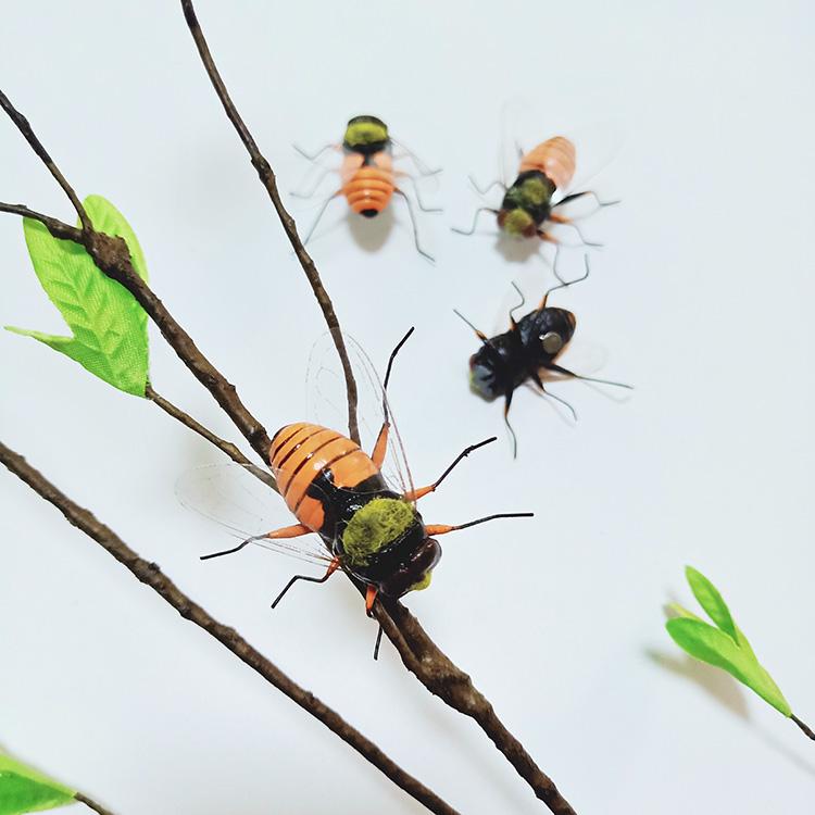 Simulation Insect Uang Cicada Cricket Frog Gardening Micro-landscape Decoration Teaching Refrigerator Stickers