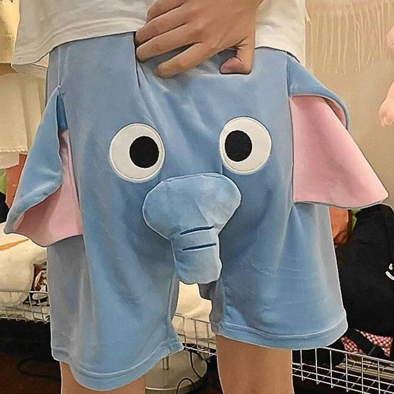 

Пижама Лето Слон Повседневные шорты для девочек Свободный крой Брюки XL