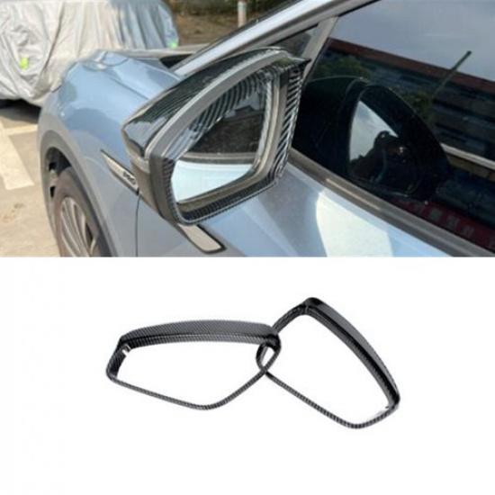 For Volkswagen ID.4 2021 2022 Carbon Fiber Rearview Mirror Rain Eyebrow Cover