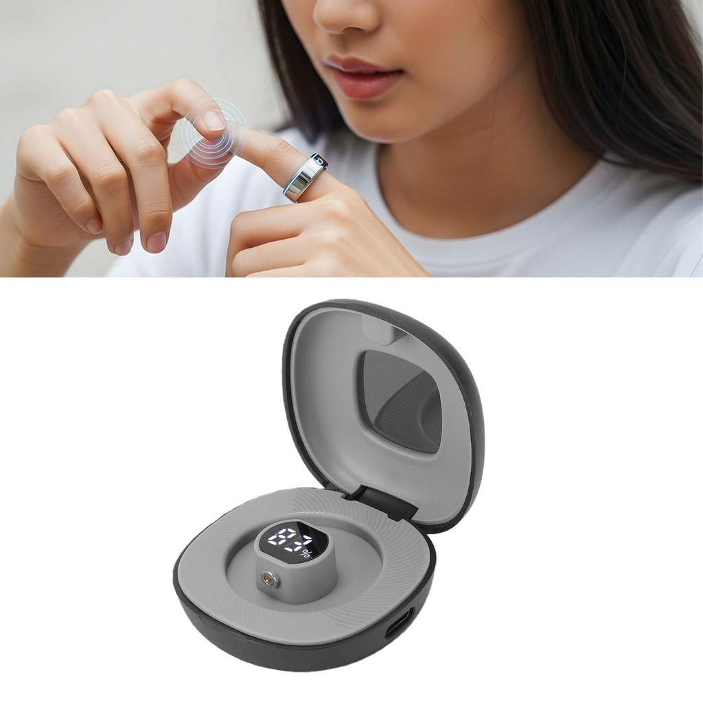 Smart   Charging Case LED Display Small Compact Fitness    r Box with Magnetic   Port