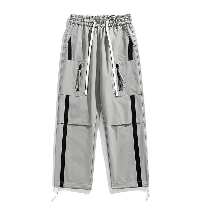 

Work Pants for Men, Loose and Ankle Tied, Spring and Autumn, Loose and Versatile, Men s Casual Pants XXXXL сірий