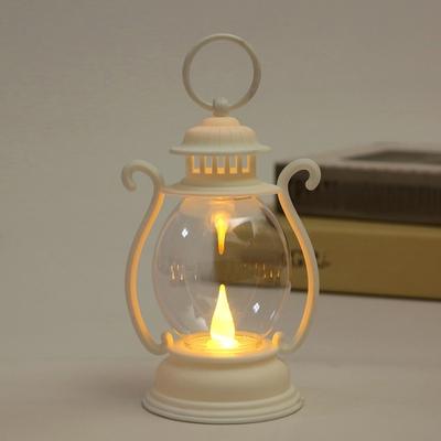 Retro LED elektroniczna lampa świecowa, trwała, bezpieczna, dekoracyjna latarnia prezentowa z łatwą wymianą baterii