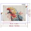 5d DIY Diamond Painting Cross Stitch Watercolor Animal Parrot Diamond Embroidery Mosaic Full Round Drill Home Decor Arts