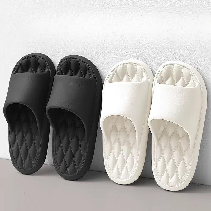 Slippers for Men, Family Bathroom, Bath, Anti Slip EVA Slippers for Women, Summer Couple, Indoor Home, Thick Sole