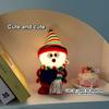 Christmas Snowman Led Night Light Usb Charge Three Light Adjust Desk Decorative For Girl Boy Christmas Gift Bedroom Night Lamp