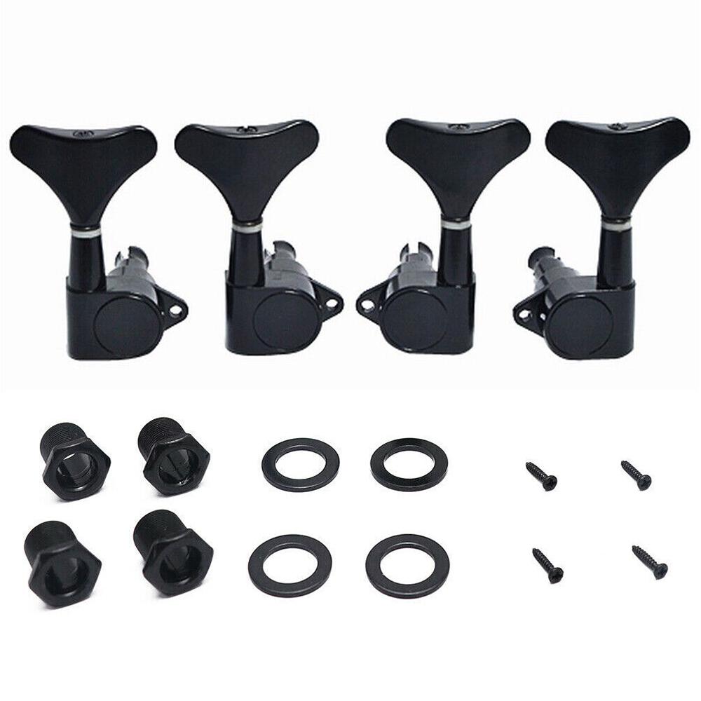 Electric Bass Guitar Tuning Pegs Keys Tuners Machine Heads Sealed 2 Right+2 Left