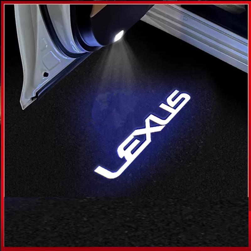 2Pcs Accessory For Lexus UX UX250H IS250 RX300 350 330 RX450h GX470 460 IS200 300 ES300h ES250 LS46 LED Projector Car Door Light