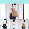 Spacious Japanese Vintage Washable Tote Bag Stylish Canvas Shoulder Bag For Women