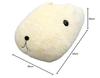 Sekiguchi Capybara-san Fluffy Capybara-san Cuddle Size White Plush Toy