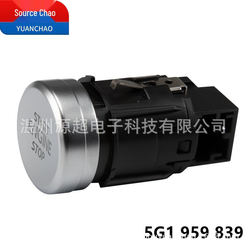 

Volkswagen Golf 2014 One-Key Ignition Start Switch Button 5G1 959 839 Yuan Chao